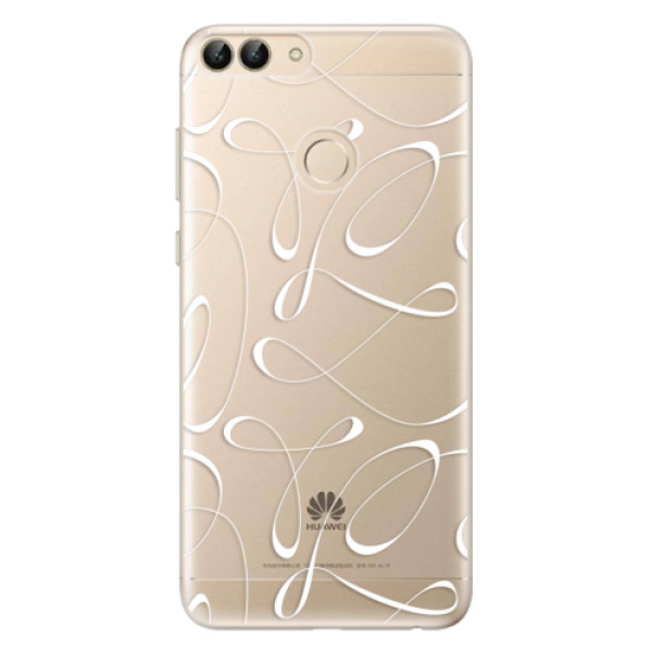 Odolné silikonové pouzdro iSaprio - Fancy - white - Huawei P Smart