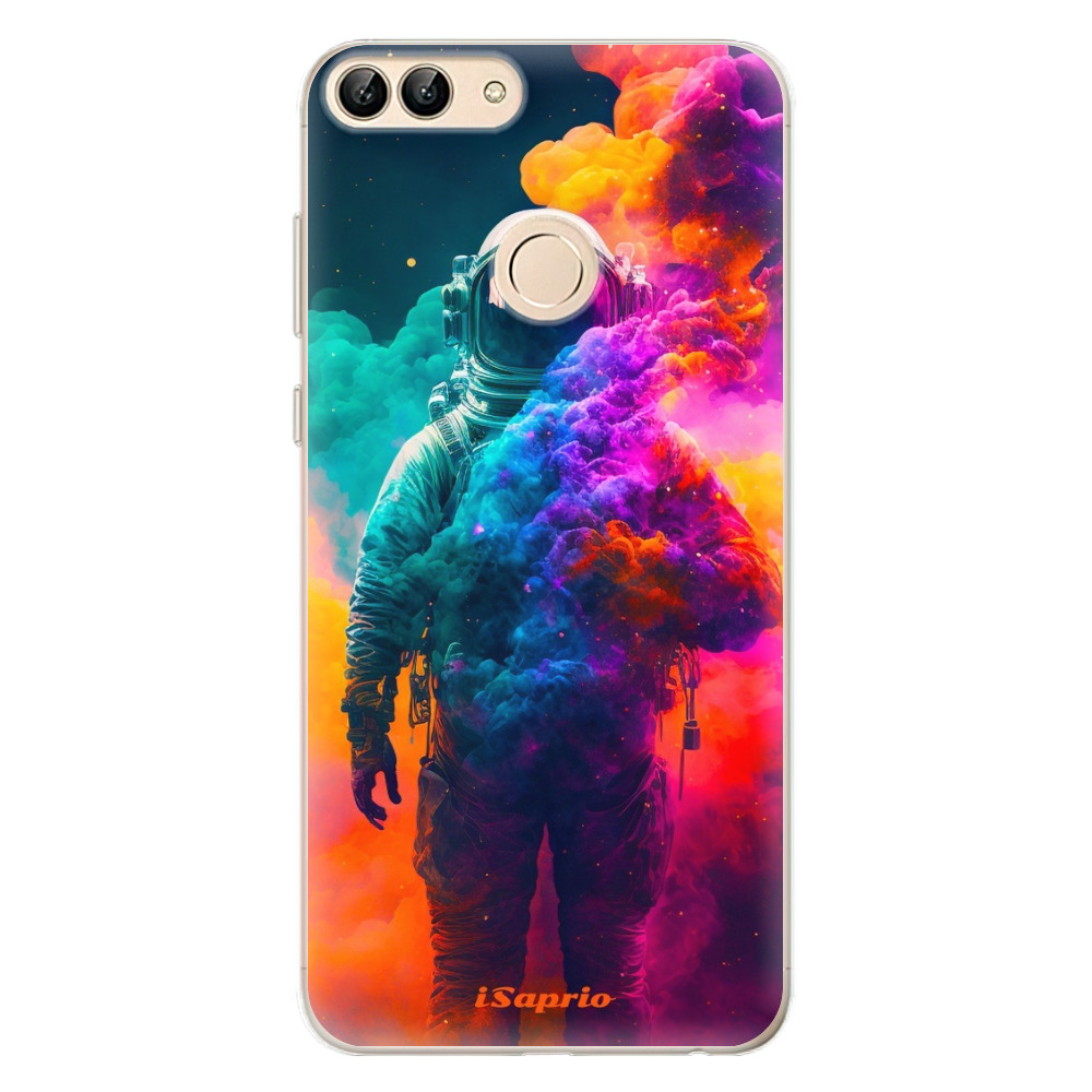 Odolné silikonové pouzdro iSaprio - Astronaut in Colors - Huawei P Smart
