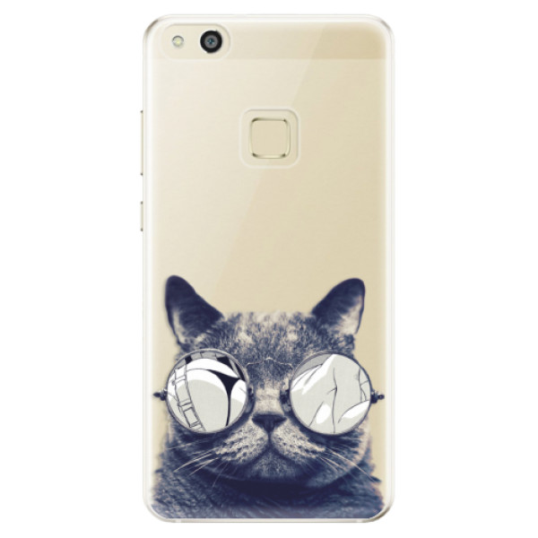 Odolné silikonové pouzdro iSaprio - Crazy Cat 01 - Huawei P10 Lite