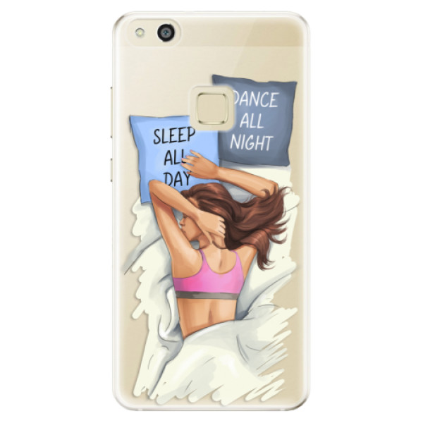 Odolné silikonové pouzdro iSaprio - Dance and Sleep - Huawei P10 Lite