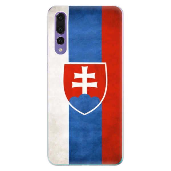 Odolné silikonové pouzdro iSaprio - Slovakia Flag - Huawei P20 Pro