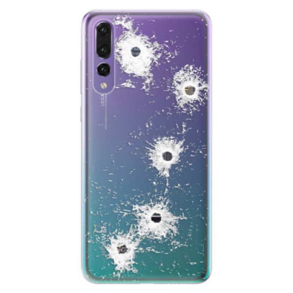 Odolné silikonové pouzdro iSaprio - Gunshots - Huawei P20 Pro