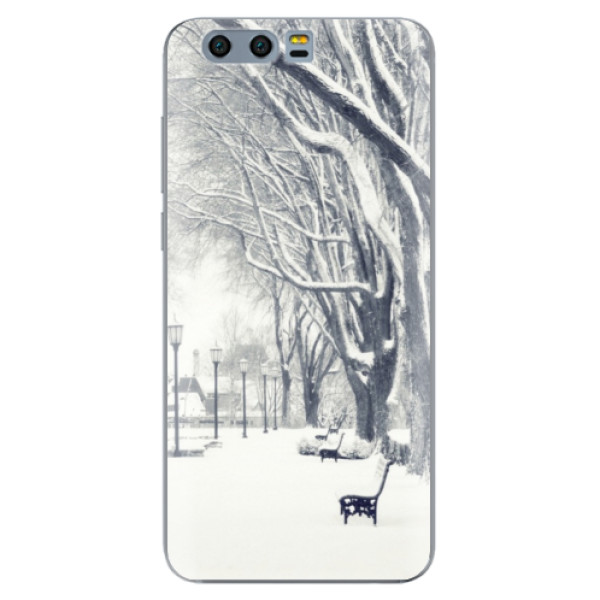 Odolné silikonové pouzdro iSaprio - Snow Park - Huawei Honor 9