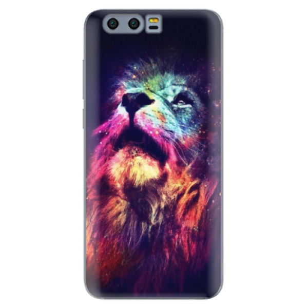 Odolné silikonové pouzdro iSaprio - Lion in Colors - Huawei Honor 9