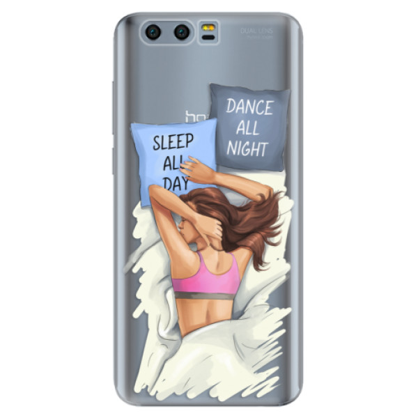 Odolné silikonové pouzdro iSaprio - Dance and Sleep - Huawei Honor 9