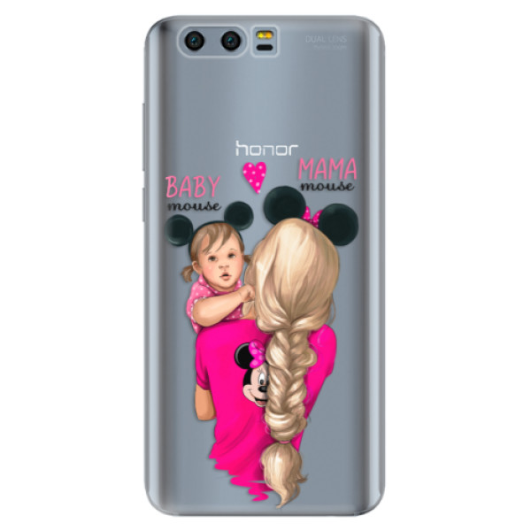 Odolné silikonové pouzdro iSaprio - Mama Mouse Blond and Girl - Huawei Honor 9