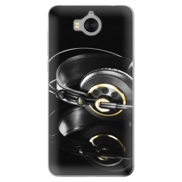 Odolné silikonové pouzdro iSaprio - Headphones 02 - Huawei Y5 2017 / Y6 2017