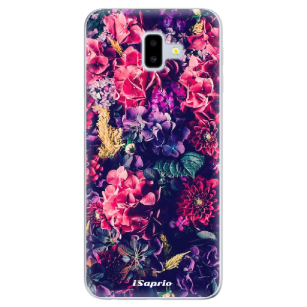 Odolné silikonové pouzdro iSaprio - Flowers 10 na mobil Samsung Galaxy J6 Plus (Odolný silikonový kryt, obal, pouzdro iSaprio s motivem Flowers 10 na mobilní telefon Samsung Galaxy J6 Plus)