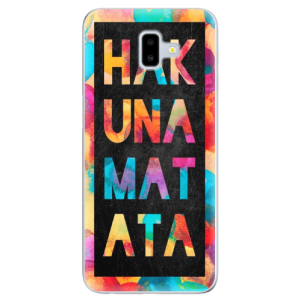Odolné silikonové pouzdro iSaprio - Hakuna Matata 01 na mobil Samsung Galaxy J6 Plus (Odolný silikonový kryt, obal, pouzdro iSaprio s motivem Hakuna Matata 01 na mobilní telefon Samsung Galaxy J6 Plus)