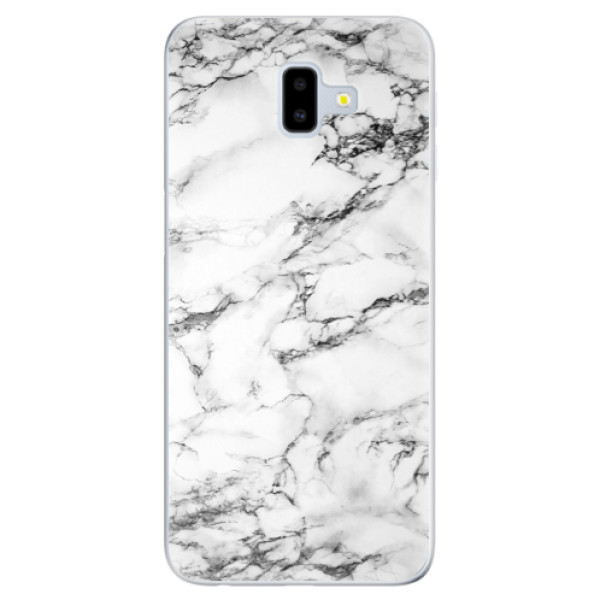 Odolné silikonové pouzdro iSaprio - White Marble 01 na mobil Samsung Galaxy J6 Plus (Odolný silikonový kryt, obal, pouzdro iSaprio s motivem White Marble 01 na mobilní telefon Samsung Galaxy J6 Plus)
