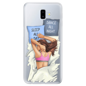 Odolné silikonové pouzdro iSaprio - Dance and Sleep na mobil Samsung Galaxy J6 Plus