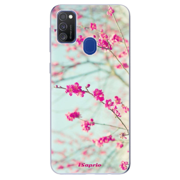 Odolné silikonové pouzdro iSaprio - Blossom 01 na mobil Samsung Galaxy M21 (Silikonový odolný kryt, obal, pouzdro iSaprio - Blossom 01 na mobilní telefon Samsung Galaxy M21)