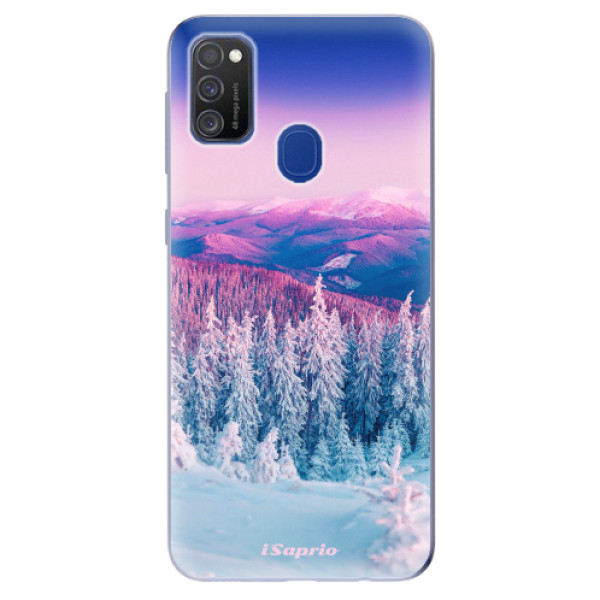 Odolné silikonové pouzdro iSaprio - Winter 01 na mobil Samsung Galaxy M21 (Silikonový odolný kryt, obal, pouzdro iSaprio - Winter 01 na mobilní telefon Samsung Galaxy M21)