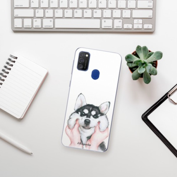 Silikonové pouzdro iSaprio - Samsung Galaxy M21 - Malamute 01