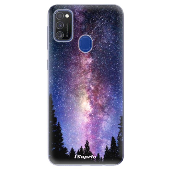 Odolné silikonové pouzdro iSaprio - Milky Way 11 na mobil Samsung Galaxy M21 (Silikonový odolný kryt, obal, pouzdro iSaprio - Milky Way 11 na mobilní telefon Samsung Galaxy M21)