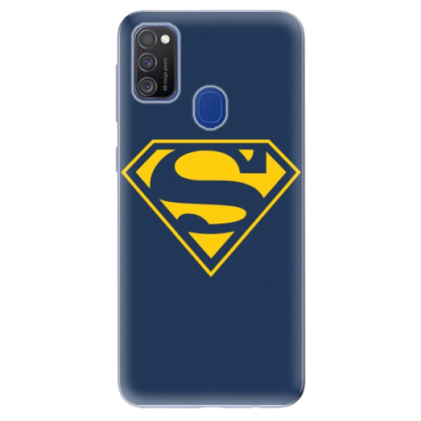 Odolné silikonové pouzdro iSaprio - Superman 03 na mobil Samsung Galaxy M21 (Silikonový odolný kryt, obal, pouzdro iSaprio - Superman 03 na mobilní telefon Samsung Galaxy M21)