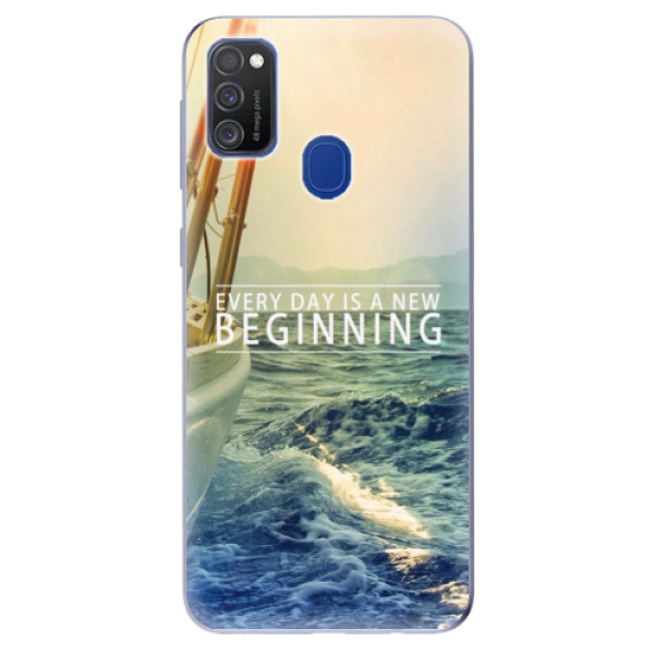 Odolné silikonové pouzdro iSaprio - Beginning na mobil Samsung Galaxy M21 (Silikonový odolný kryt, obal, pouzdro iSaprio - Beginning na mobilní telefon Samsung Galaxy M21)