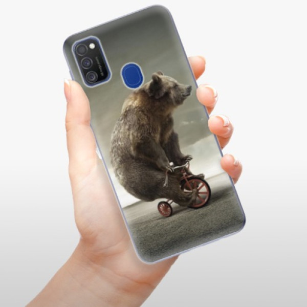 Silikonové pouzdro iSaprio - Samsung Galaxy M21 - Bear 01