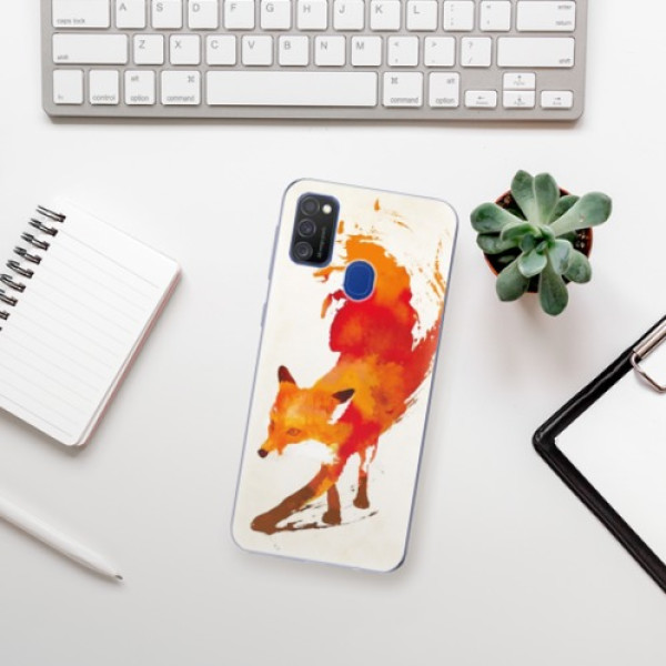 Silikonové pouzdro iSaprio - Samsung Galaxy M21 - Fast Fox