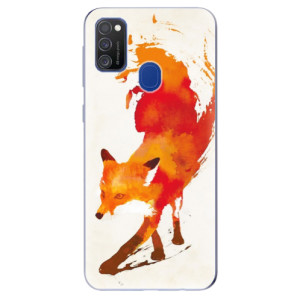 Silikonové pouzdro iSaprio - Samsung Galaxy M21 - Fast Fox