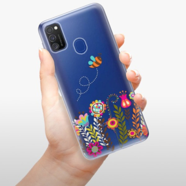 Silikonové pouzdro iSaprio - Samsung Galaxy M21 - Bee 01