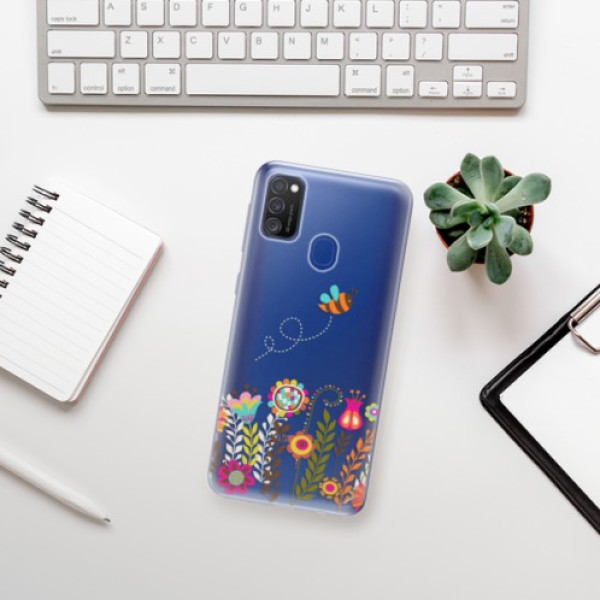 Silikonové pouzdro iSaprio - Samsung Galaxy M21 - Bee 01
