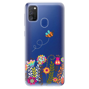 Silikonové pouzdro iSaprio - Samsung Galaxy M21 - Bee 01