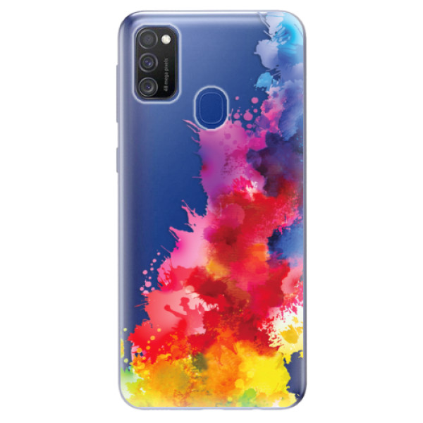 Odolné silikonové pouzdro iSaprio - Color Splash 01 na mobil Samsung Galaxy M21 (Silikonový odolný kryt, obal, pouzdro iSaprio - Color Splash 01 na mobilní telefon Samsung Galaxy M21)