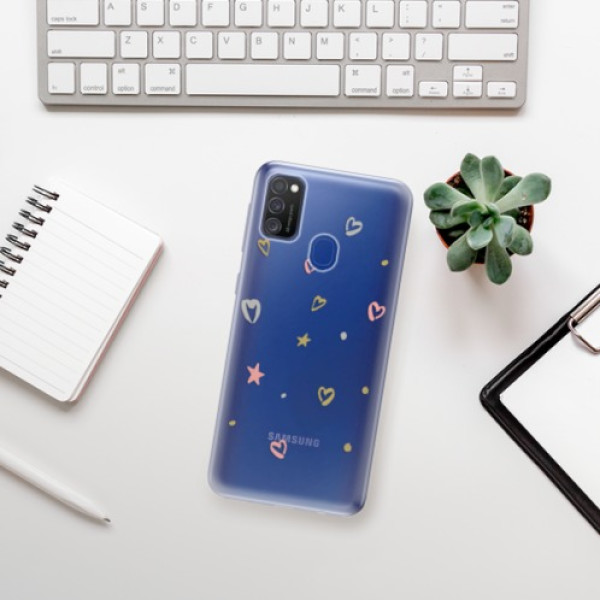 Silikonové pouzdro iSaprio - Samsung Galaxy M21 - Lovely Pattern