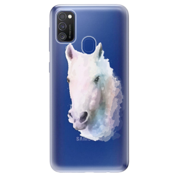 Odolné silikonové pouzdro iSaprio - Horse 01 na mobil Samsung Galaxy M21 (Silikonový odolný kryt, obal, pouzdro iSaprio - Horse 01 na mobilní telefon Samsung Galaxy M21)