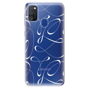 Silikonové pouzdro iSaprio - Samsung Galaxy M21 - Fancy white