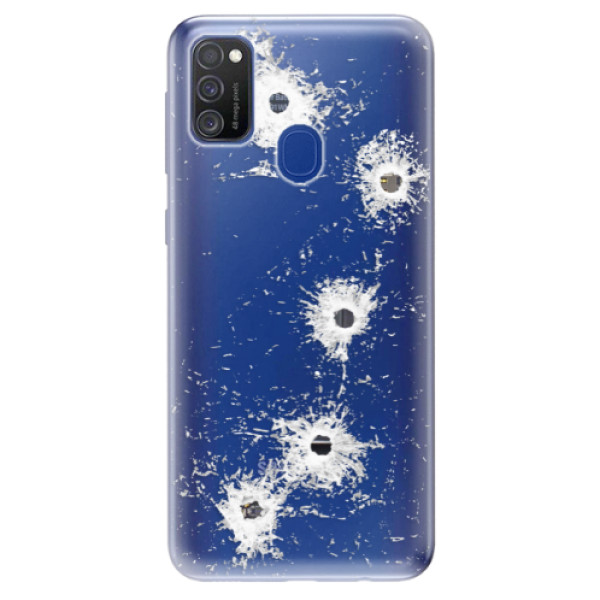 Odolné silikonové pouzdro iSaprio - Gunshots - Samsung Galaxy M21