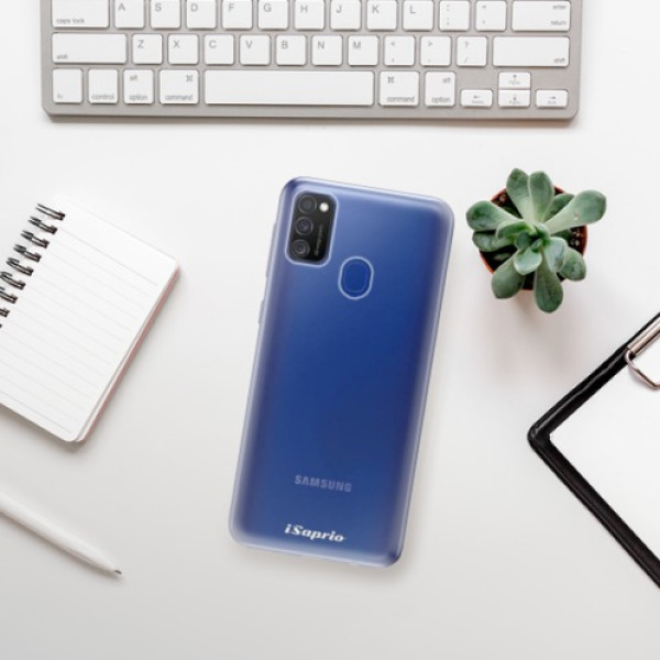 Silikonové pouzdro iSaprio - Samsung Galaxy M21 - 4Pure čiré