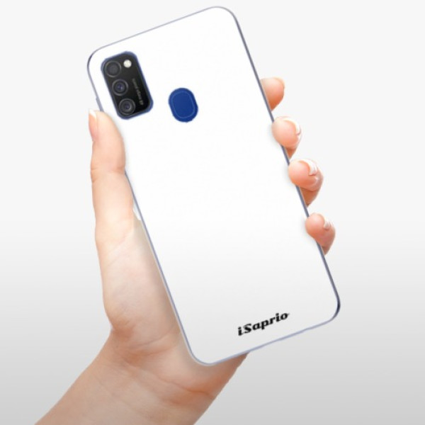 Silikonové pouzdro iSaprio - Samsung Galaxy M21 - 4Pure bílé