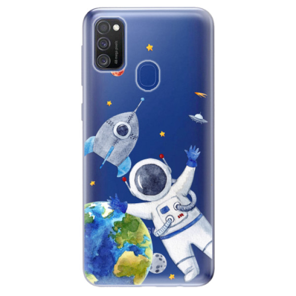 Odolné silikonové pouzdro iSaprio - Space 05 - Samsung Galaxy M21