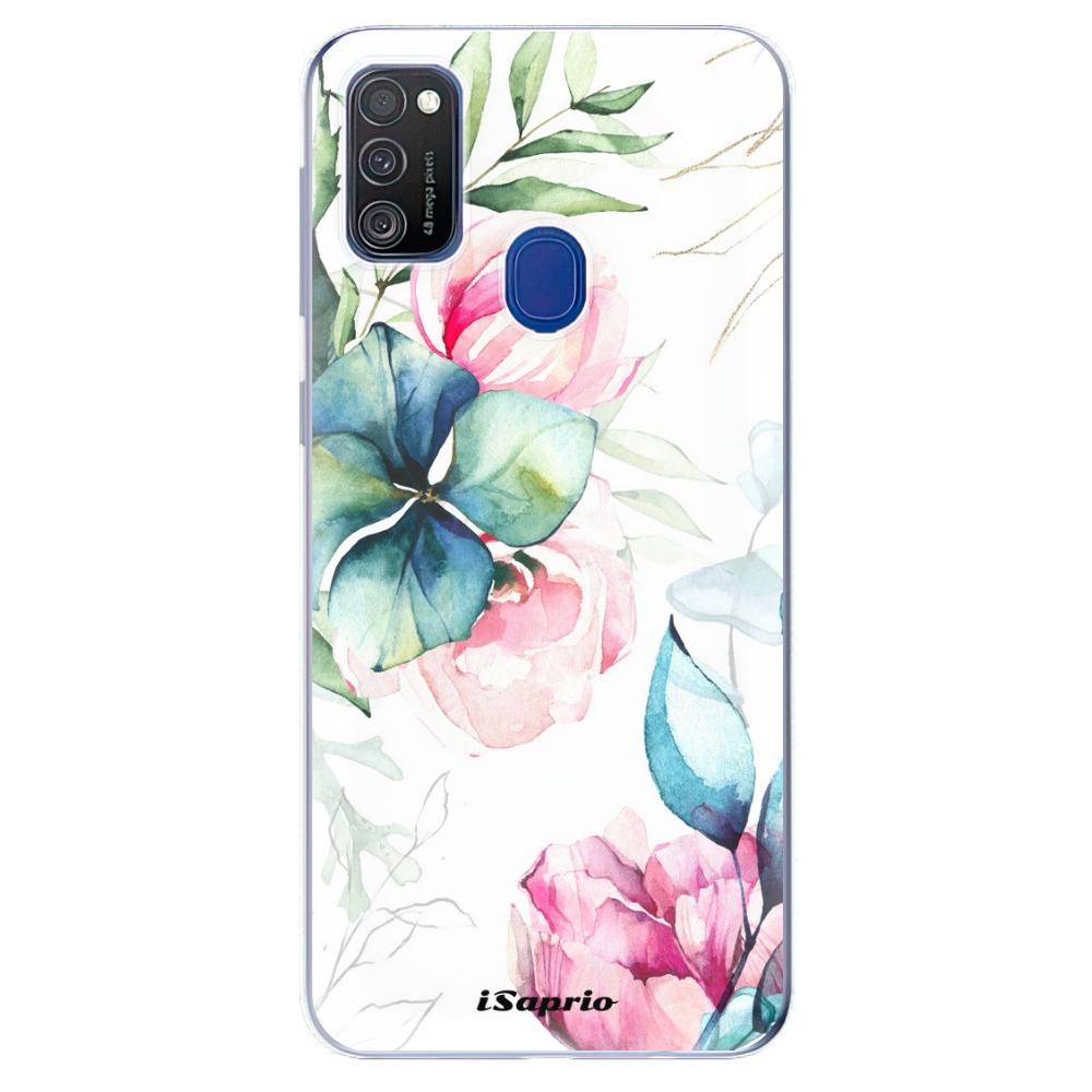 Odolné silikonové pouzdro iSaprio - Flower Art 01 - Samsung Galaxy M21