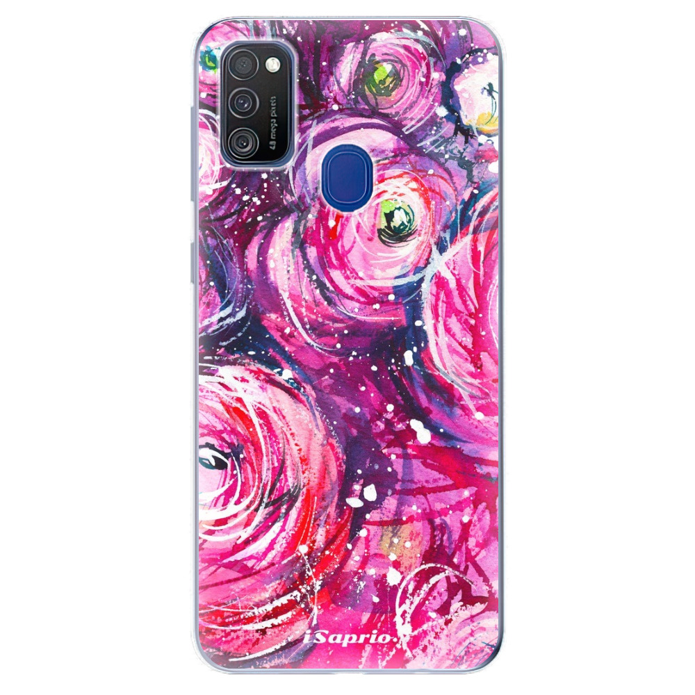 Odolné silikonové pouzdro iSaprio - Pink Bouquet - Samsung Galaxy M21