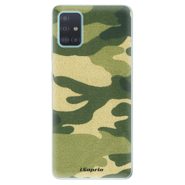 Odolné silikonové pouzdro iSaprio - Green Camuflage 01 - Samsung Galaxy A51