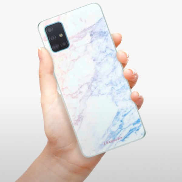Silikonové pouzdro iSaprio - Samsung Galaxy A51 - Raibow Marble 10
