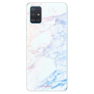 Silikonové pouzdro iSaprio - Samsung Galaxy A51 - Raibow Marble 10