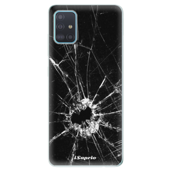 Odolné silikonové pouzdro iSaprio - Broken Glass 10 na mobil Samsung Galaxy A51 (Silikonový odolný kryt, obal, pouzdro iSaprio - Broken Glass 10 na mobilní telefon Samsung Galaxy A51)