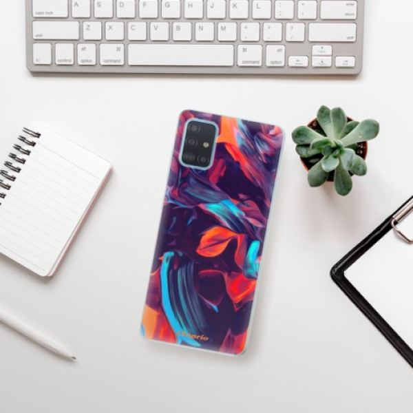 Silikonové pouzdro iSaprio - Samsung Galaxy A51 - Color Marble 19