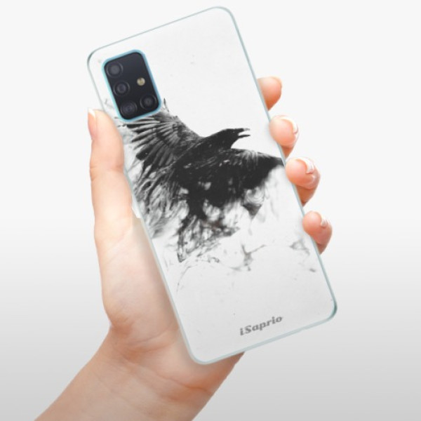 Silikonové pouzdro iSaprio - Samsung Galaxy A51 - Dark Bird 01