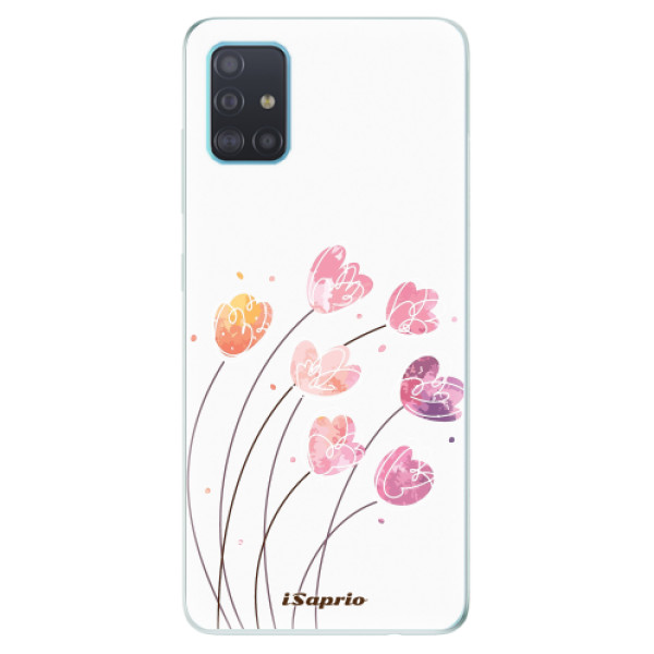 Odolné silikonové pouzdro iSaprio - Flowers 14 na mobil Samsung Galaxy A51 (Silikonový odolný kryt, obal, pouzdro iSaprio - Flowers 14 na mobilní telefon Samsung Galaxy A51)