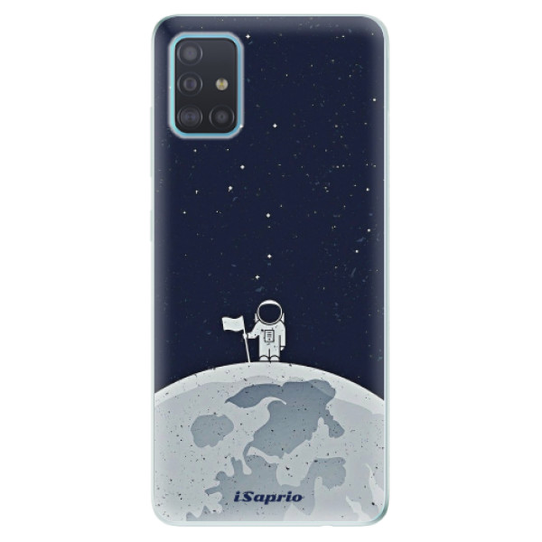 Odolné silikonové pouzdro iSaprio - On The Moon 10 na mobil Samsung Galaxy A51 (Silikonový odolný kryt, obal, pouzdro iSaprio - On The Moon 10 na mobilní telefon Samsung Galaxy A51)