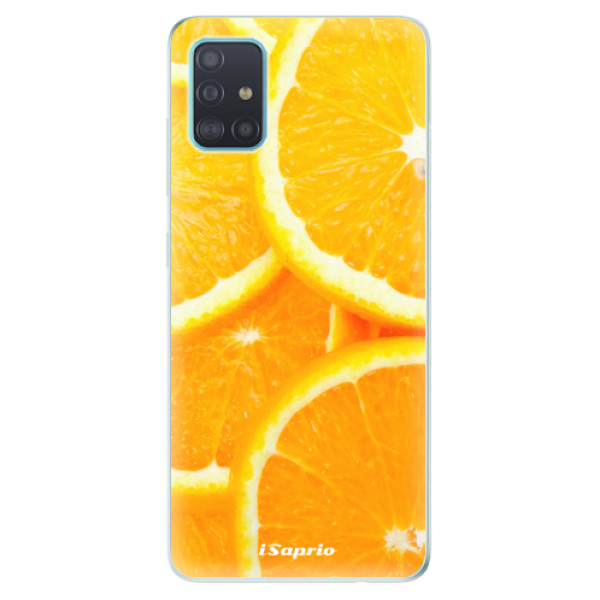 Odolné silikonové pouzdro iSaprio - Orange 10 - Samsung Galaxy A51