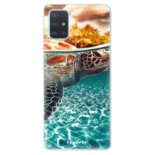 Odolné silikonové pouzdro iSaprio - Turtle 01 na mobil Samsung Galaxy A51 (Silikonový odolný kryt, obal, pouzdro iSaprio - Turtle 01 na mobilní telefon Samsung Galaxy A51)