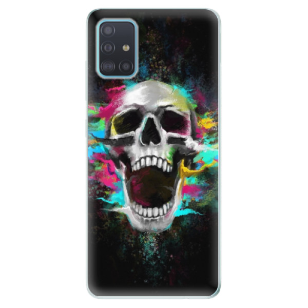 Odolné silikonové pouzdro iSaprio - Skull in Colors - Samsung Galaxy A51