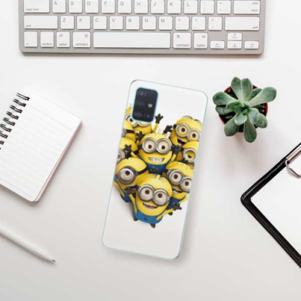 Silikonové pouzdro iSaprio - Samsung Galaxy A51 - Mimons 01