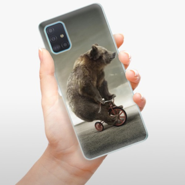 Silikonové pouzdro iSaprio - Samsung Galaxy A51 - Bear 01
